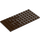 LEGO Tmavě hnědá Deska 6 x 12 (3028)