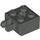 LEGO Dark Gray Závěs Kostka 2 x 2 Zamykání s Axlehole a Dual Finger (40902 / 53029)