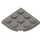LEGO Dark Gray Deska 3 x 3 Kulatá Roh (30357)
