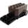 LEGO Dark Gray Pullback Motor 9 x 4 x 2 1/3 s černou základnou, bílými otvory pro nápravu a čepy na předním horním povrchu (32283)