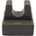 LEGO Dark Gray Dlaždice 1 x 1 s klipem (Žádný řez uprostřed) (2555 / 12825)