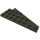 LEGO Dark Gray Klín Deska 4 x 8 Křídlo Levá se spodním zářezem (3933)