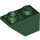 LEGO Dark Green Sklon 1 x 2 (45°) Převrácený (3665)