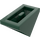 LEGO Dark Green Sklon 1 x 2 (45°) Trojnásobný s vnitřním barem (3048)