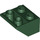 LEGO Dark Green Sklon 2 x 2 (45°) Převrácený s plochou distanční vložkou vespod (3660)