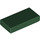 LEGO Dark Green Tile 1 x 2 s Groove (3069 / 30070)