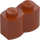 LEGO Tmavě oranžová Kostka 1 x 2 Log (30136)