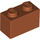 LEGO Dark Orange Kostka 1 x 2 se spodní trubkou (3004 / 93792)