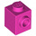 LEGO Dark Pink Kostka 1 x 1 s Stud na Jeden Postranní (87087)