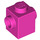 LEGO Dark Pink Kostka 1 x 1 s Study na Dva obou stranách (47905)