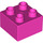 LEGO Dark Pink Duplo Kostka 2 x 2 (3437 / 89461)