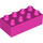 LEGO Dark Pink Duplo Kostka 2 x 4 (3011 / 31459)