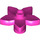 LEGO Dark Pink Duplo Květ s 5 Angular Okvětní lístky (6510 / 52639)