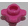 LEGO Dark Pink Deska 1 x 1 Kulatá s Květ Okvětní lístky (28573 / 33291)