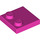 LEGO Dark Pink Dlaždice 2 x 2 s Study na Okraj (33909)