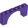 LEGO Dark Purple klenba 1 x 6 x 2 Střední tloušťka nahoře (15254)