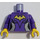 LEGO Tmavě fialová Batgirl - Smiling Minifigurka Trup (973 / 76382)