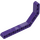 LEGO Tmavě fialová nosník 3 x 3.8 x 7 Ohnutý 45 Dvojité (32009 / 41486)