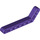 LEGO Dark Purple nosník Ohnutý 53 Degrees, 3 a 7 dírami (32271 / 42160)