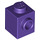 LEGO Dark Purple Kostka 1 x 1 s Stud na Jeden Postranní (87087)