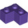 LEGO Dark Purple Kostka 2 x 2 Roh (2357)