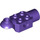 LEGO Dark Purple Kostka 2 x 2 s Horizontální Rotation Joint a Socket (47452)