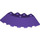 LEGO Dark Purple Kostka 6 x 6 Kulatá (25°) Roh (95188)