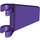 LEGO Dark Purple Vlajka 2 x 2 Angled s Flared Edge (80324)