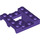 LEGO Dark Purple Blatník Vozidlo Základna 4 x 4 x 1.3 (24151)