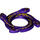 LEGO Dark Purple Ninjago Spinner Koruna s 4 Snakes s Yellow Scales (70532 / 98342)