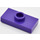 LEGO Dark Purple Deska 1 x 2 s 1 Stud (s drážkou) (3794 / 15573)