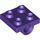LEGO Dark Purple Deska 2 x 2 s otvorem bez spodního nosníku (2444)
