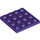 LEGO Dark Purple Deska 4 x 4 (3031)