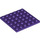 LEGO Dark Purple Deska 6 x 6 (3958)