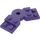 LEGO Dark Purple Deska Rotated 45° (79846)