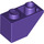 LEGO Dark Purple Sklon 1 x 2 (45°) Převrácený (3665)
