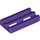 LEGO Dark Purple Dlaždice 1 x 2 Mřížka (se spodní drážkou) (2412 / 30244)
