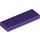 LEGO Dark Purple Dlaždice 1 x 3 (63864)