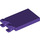 LEGO Dark Purple Dlaždice 2 x 3 s Horizontální Clips (Tlusté otevřené &#039;O&#039; klipy) (30350 / 65886)
