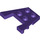 LEGO Dark Purple Klín Deska 3 x 4 s Stud Notches (28842 / 48183)