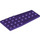LEGO Dark Purple Klín Deska 4 x 9 Křídlo bez zářezů (2413)