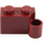 LEGO Dark Red Závěs Kostka 1 x 4 Základna (3831)