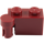 LEGO Dark Red Závěs Kostka 1 x 4 Horní (3830 / 65122)