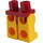 LEGO Dark Red Lundor (70141) Minifigure Boky a nohy (3815 / 17639)