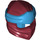 LEGO Dark Red Ninjago Maska s Dark Azure Headband (40925)