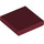 LEGO Dark Red Tile 2 x 2 s Groove (3068 / 88409)