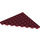 LEGO Dark Red Klín Deska 8 x 8 Roh (30504)
