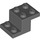 LEGO Dark Stone Gray Konzola 2 x 3 s Deska a Step se spodním držákem čepu (73562)