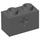 LEGO Dark Stone Gray Kostka 1 x 2 s osa otvorem (&#039;+&#039; Otevírací a spodní trubice) (31493 / 32064)