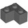 LEGO Dark Stone Gray Kostka 2 x 2 Roh (2357)